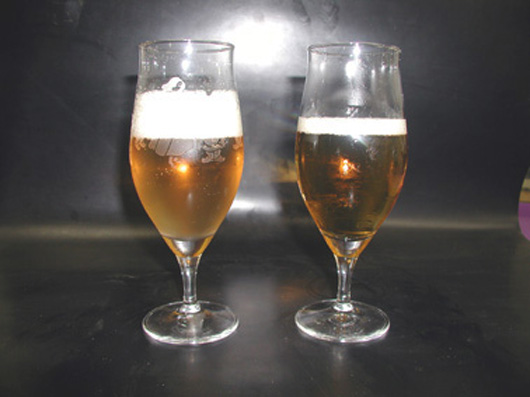 ビールが旨い不思議なグラス ビールが旨い不思議なグラス